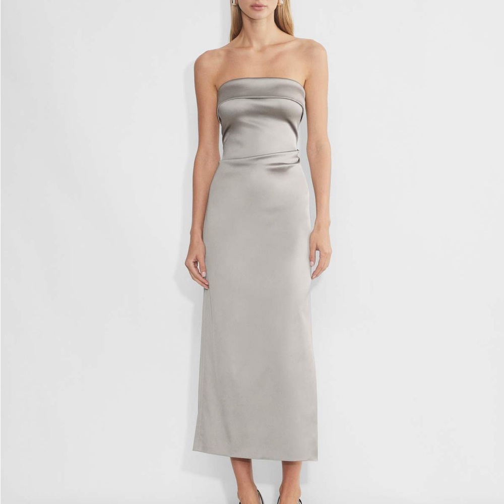 Aritzia Ten Exclusive Satin Dress